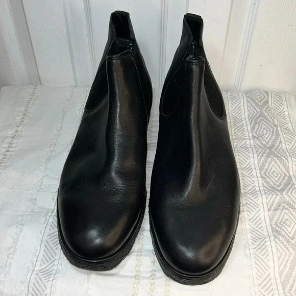 VINCE Bonham men’s boot black EUC ankle pull-on US 13 / EU 47.5 NWOT rubber sole - Picture 12 of 12